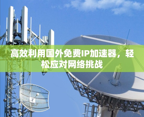 高效利用国外免费IP加速器,轻松应对网络挑战