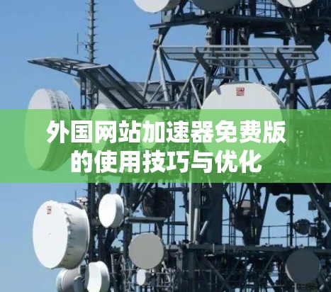 外国网站加速器免费版的使用技巧与优化