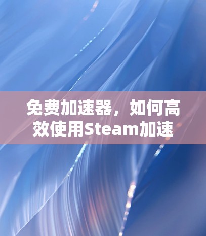 免费加速器,如何高效使用Steam加速器