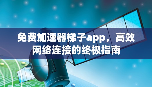 免费加速器梯子app,高效网络连接的终极指南