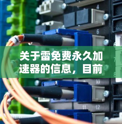 关于雷免费永久加速器的信息,目前我没有找到任何具体的官方或可靠的软件产品。不过,我可以提供一些相关的建议,帮助您找到适合的解决方案