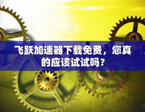 飞跃加速器下载免费,您真的应该试试吗?