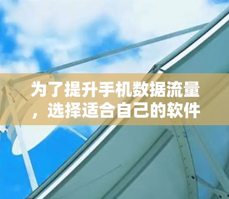 为了提升手机数据流量，选择适合自己的软件加速器是一个明智的决定。以下是对如何选择适合自己的软件加速器的总结