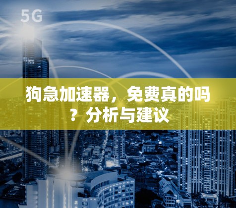 狗急加速器,免费真的吗?分析与建议