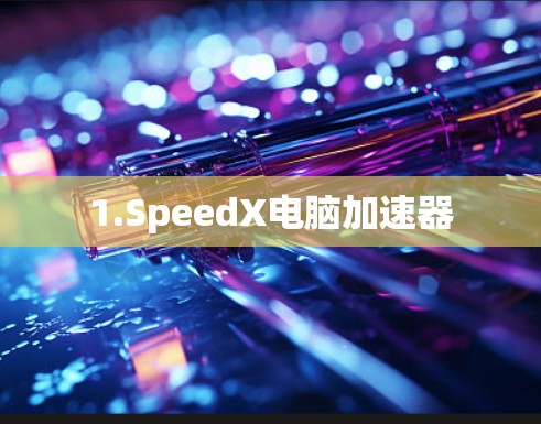 1.SpeedX电脑加速器