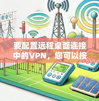 要配置远程桌面连接中的VPN,您可以按照以下步骤进行