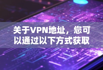 关于VPN地址，您可以通过以下方式获取信息
