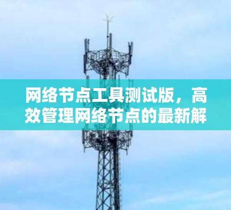 网络节点工具测试版，高效管理网络节点的最新解决方案