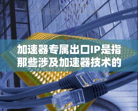 加速器专属出口IP是指那些涉及加速器技术的国际知识产权,只要满足出口知识产权的条件,就可以出口。出口方需要提供必要的证明和法律支持,以确保知识产权的保护。以下是详细的步骤说明 加速器专属出口IP是指那些涉及加速器技术的国际知识产权,只要满足出口知识产权的条件,就可以出口。出口方需要提供必要的证明和法律支持,以确保知识产权的保护。以下是详细的步骤说明