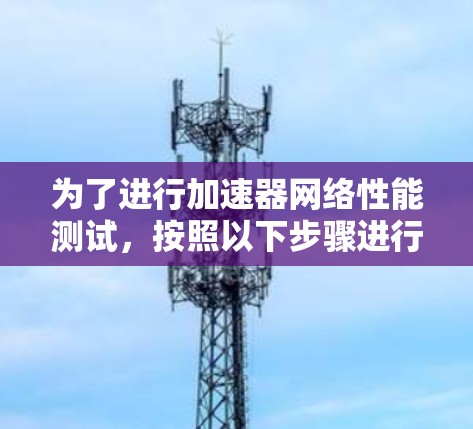 为了进行加速器网络性能测试，按照以下步骤进行