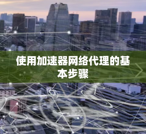 使用加速器网络代理的基本步骤