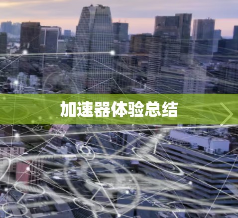 加速器体验总结