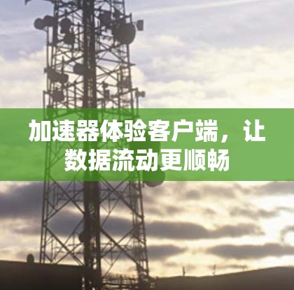 加速器体验客户端，让数据流动更顺畅