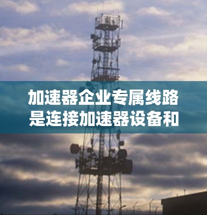 加速器企业专属线路是连接加速器设备和外部加速器系统的重要组成部分，旨在高效、安全地传输和管理数据。以下是对加速器企业专属线路的详细分析