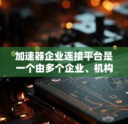 加速器企业连接平台是一个由多个企业、机构或平台组成的网络，旨在促进企业之间的协作和资源共享，提升企业的竞争力。以下是该平台的详细分析