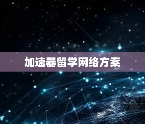 加速器留学网络方案