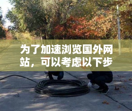 为了加速浏览国外网站，可以考虑以下步骤和工具