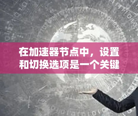 在加速器节点中,设置和切换选项是一个关键步骤,确保网络连接高效。以下是一个系统化的指南,帮助您完成加速器节点的设置和切换