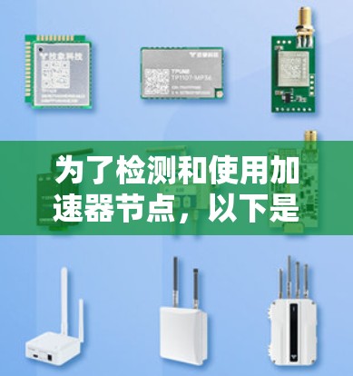 为了检测和使用加速器节点，以下是一个清晰的步骤指南