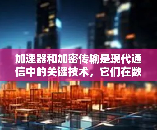 加速器和加密传输是现代通信中的关键技术，它们在数据传输中发挥着各自的作用，结合在一起可以实现更快和更安全的数据传播。以下是对这两个概念的详细分析和总结