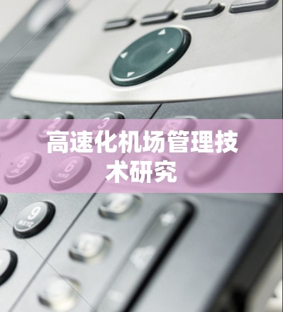 高速化机场管理技术研究