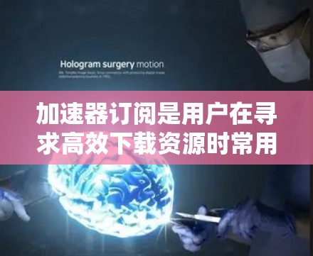 加速器订阅是用户在寻求高效下载资源时常用的工具。通过订阅，用户可以更快地获取大量资源，如书籍、文章、视频、音频、图片等。以下是一个详细的指南，帮助用户了解如何使用加速器订阅