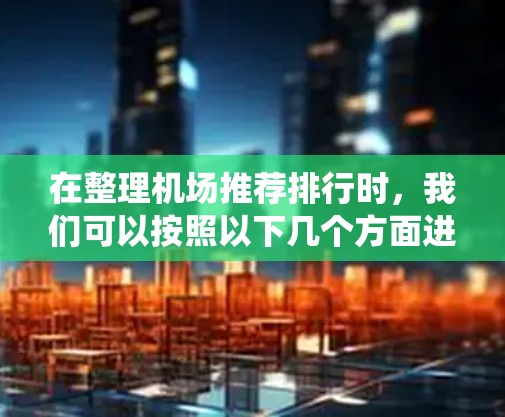 在整理机场推荐排行时,我们可以按照以下几个方面进行系统性分析,并提供具体建议,帮助用户选择最适合他们的机场。以下是详细的分析和推荐
