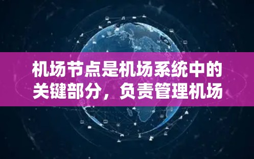 机场节点是机场系统中的关键部分，负责管理机场的各个运营环节。以下是一步步的指导如何使用机场节点